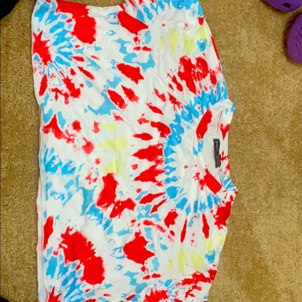 Tie Dye Cropped Tee